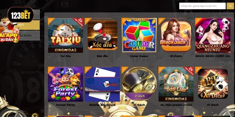 Chọn các sảnh game bài sở trường